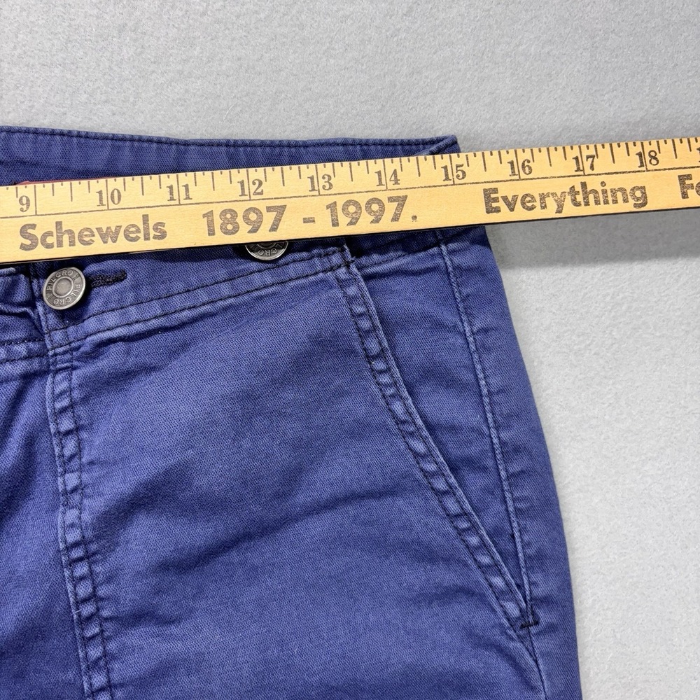 Pilcro Pants Womens Sz 30 Wide Leg Buckle Back Blue Hippie Boho Stretch Hipster - Picture 5 of 13